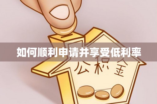 指南如何顺利申请并享受低利率